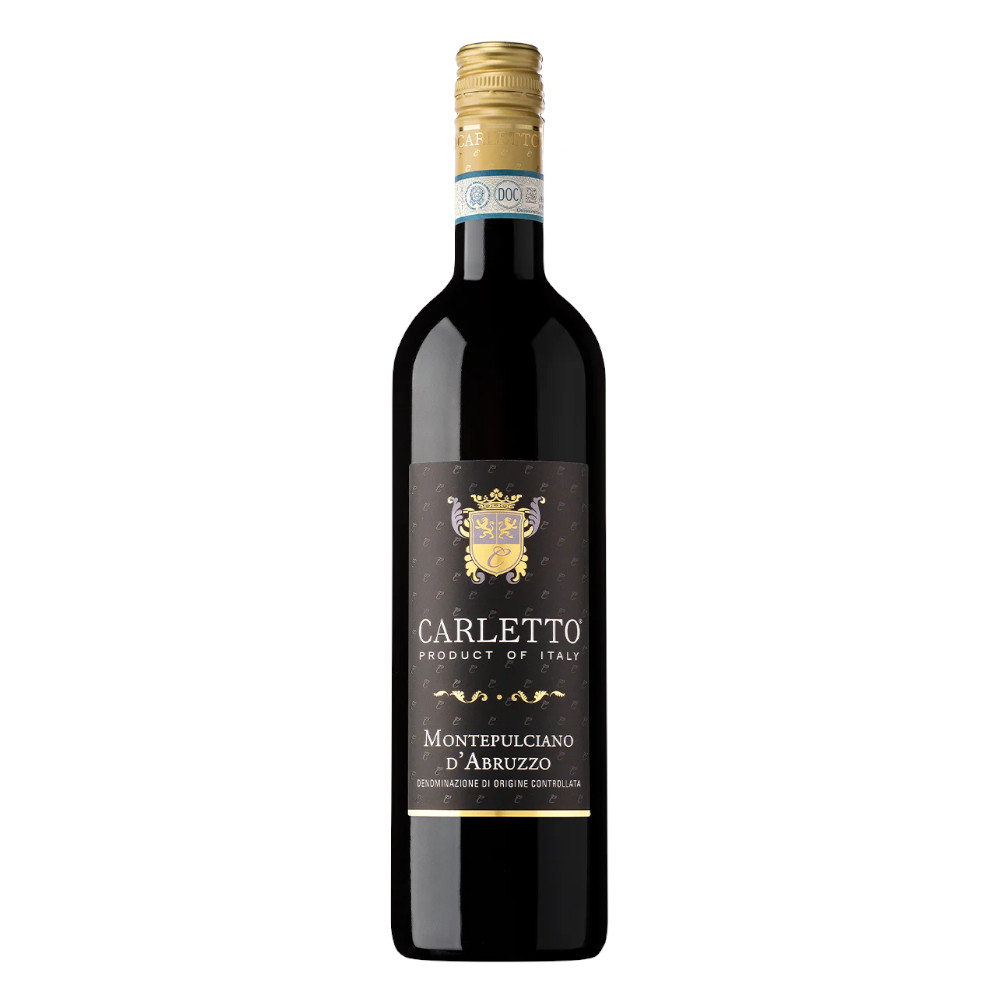 Wino Carletto Montepulciano d'Abruzzo 13,5% czerwone wytrawne 750 ml