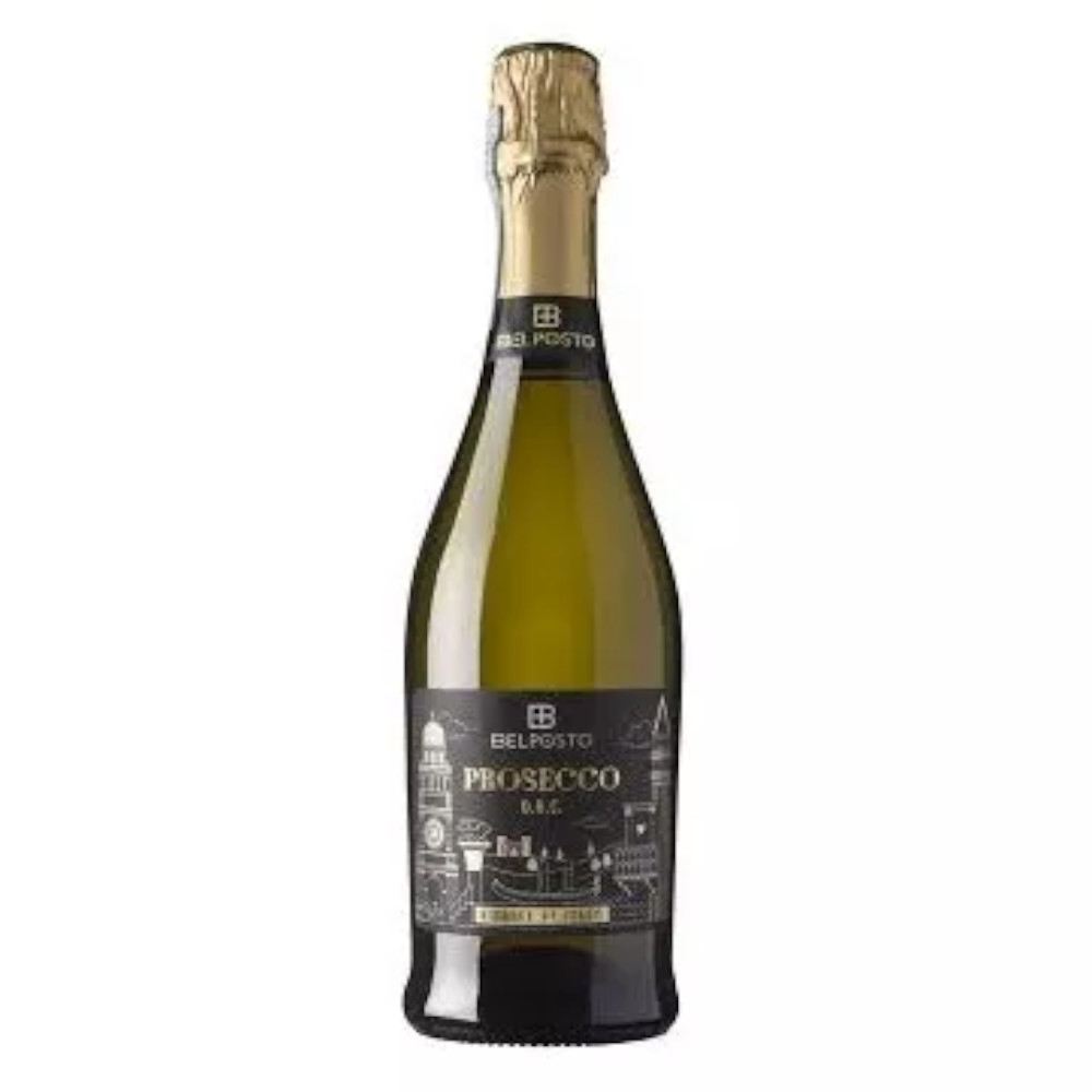 Wino Musujące Belposto Prosecco DOC Extra Dry 11% białe półwytrawne 750 ml
