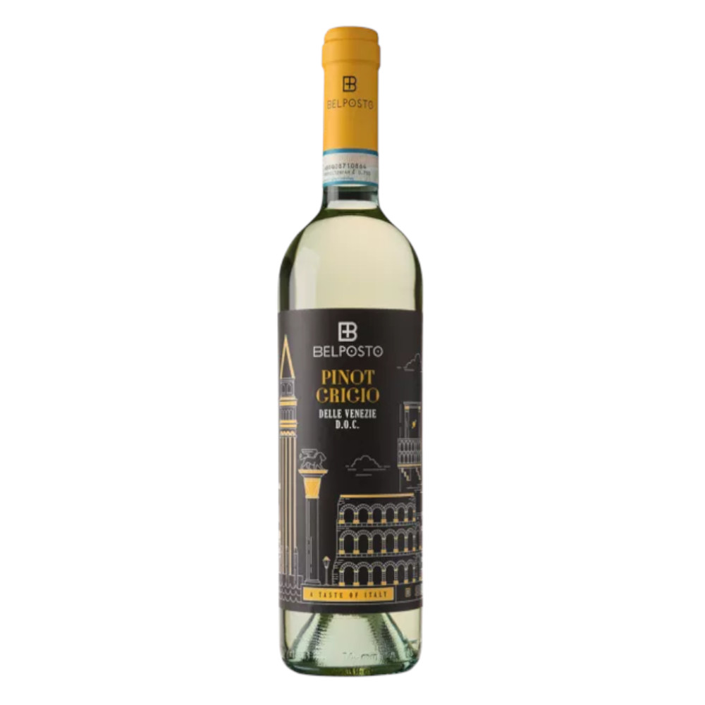 Wino Belposto Pinot Grigio delle Venezie 13% białe wytrawne 750 ml