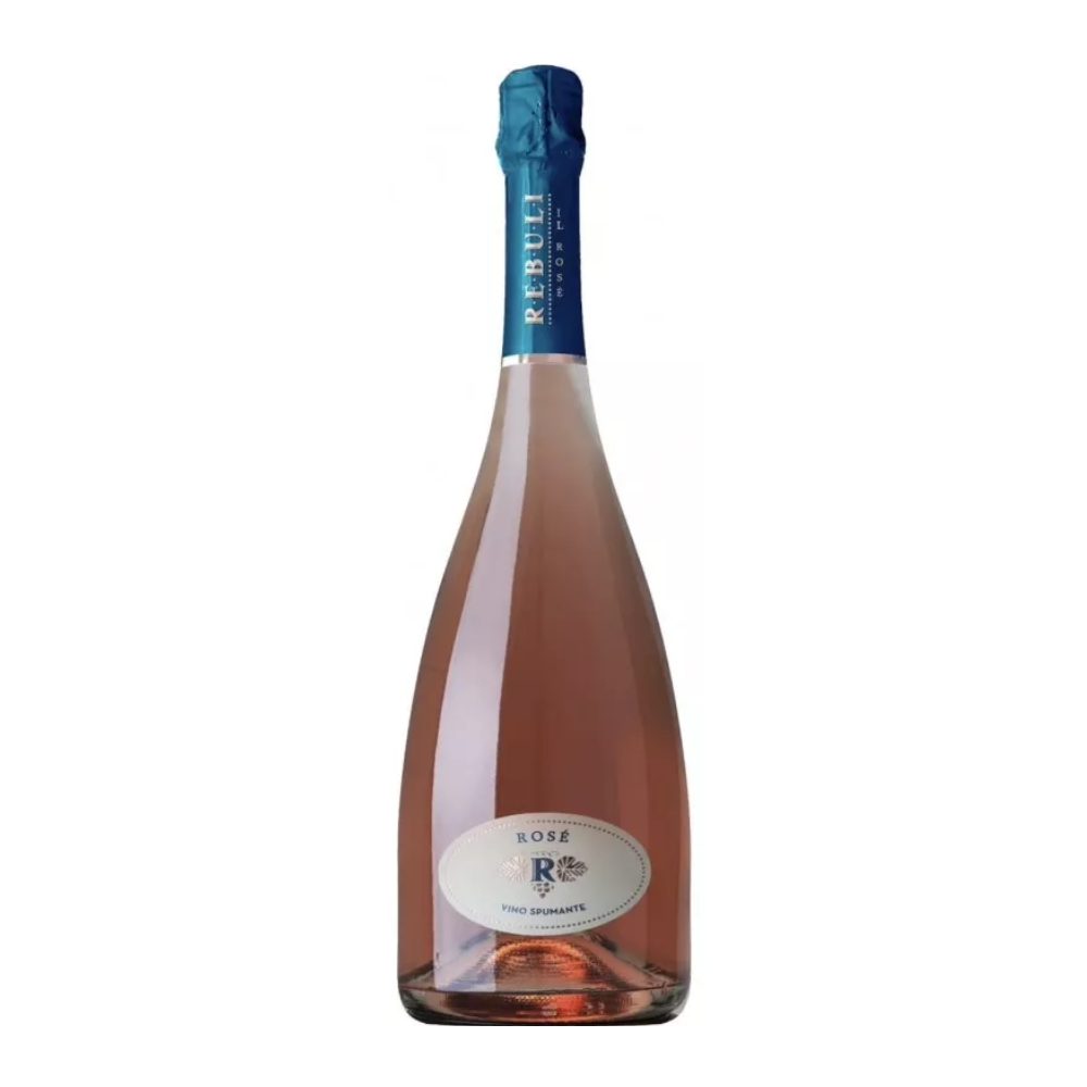 Wino musujące Rebuli Spumante Extra Dry Rose 12% różowe półwytrawne 750 ml