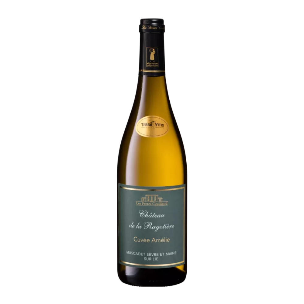 Wino Chateau Ragotiere Cuvee Amelie Muscadet Serve & Maine Sur Lie 12% białe wytrawne 750 ml