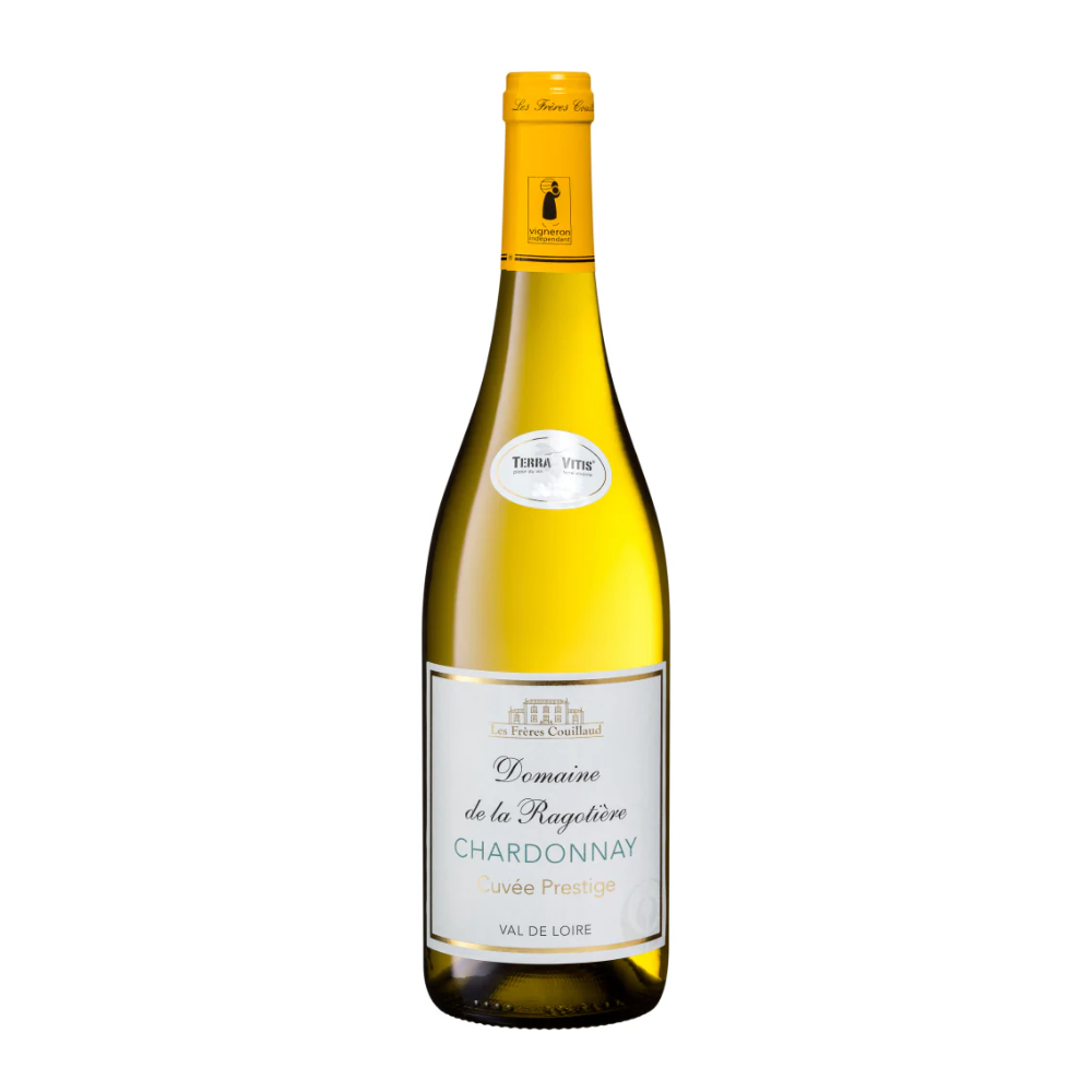 Wino Domaine de la Ragotiere Cuvee Prestige Chardonnay IGP Val do Loire 12% białe wytrawne 750 ml