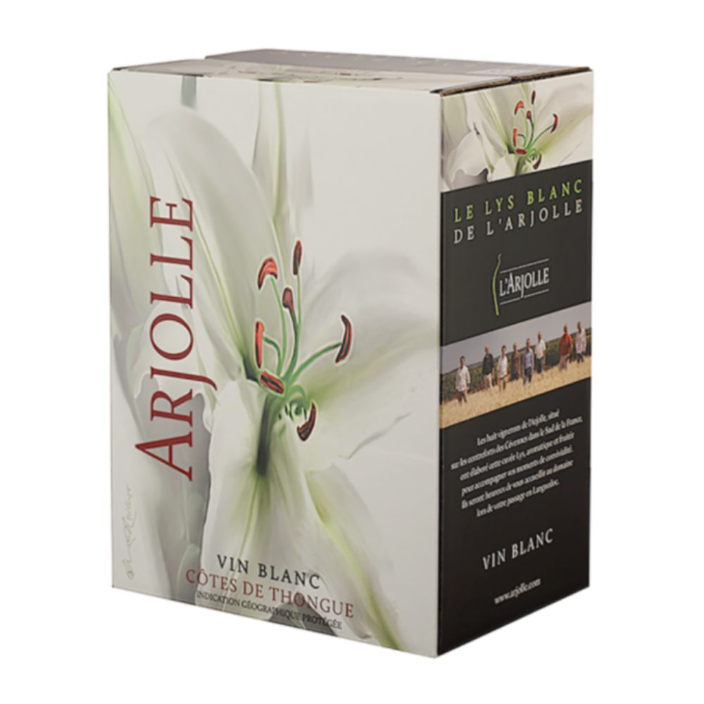 Wino L' Arjolle Blanc 12,5% białe wytrawne 5000 ml BIB