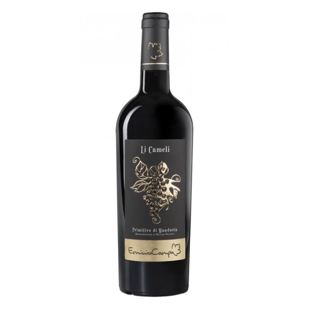 Wino Primitivo di Manduria Li Cameli 16% czerwone wytrawne 750 ml