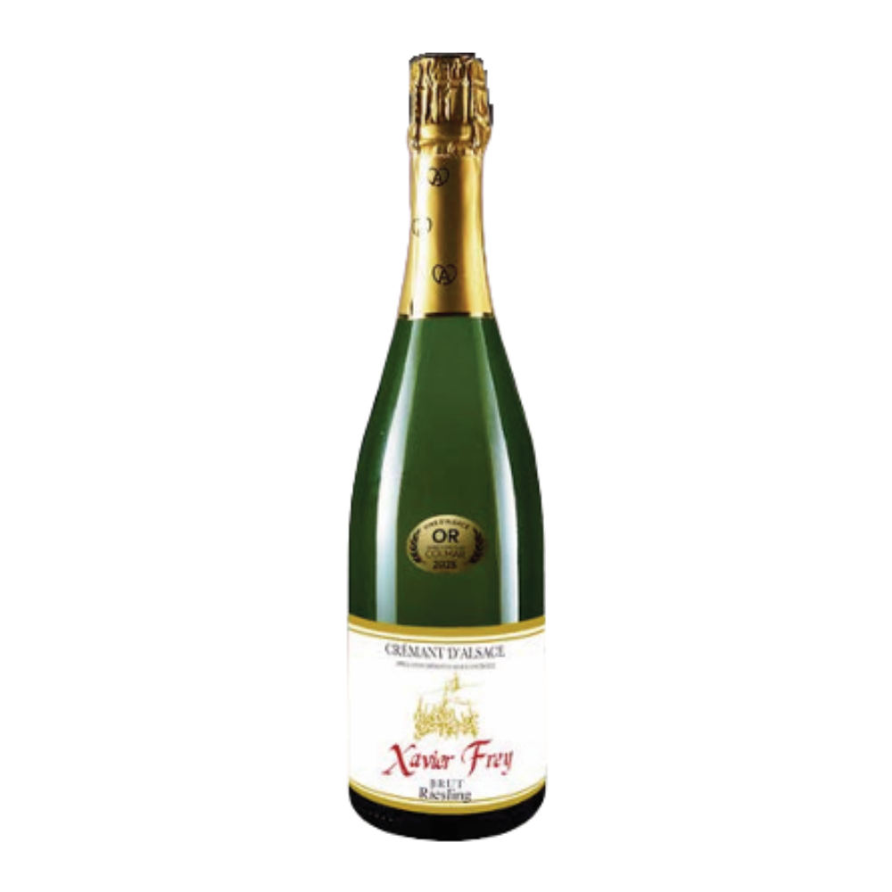 Wino musujące Xavier Frey-Sohler Cremant Riesling 12% białe wytrawne 750 ml