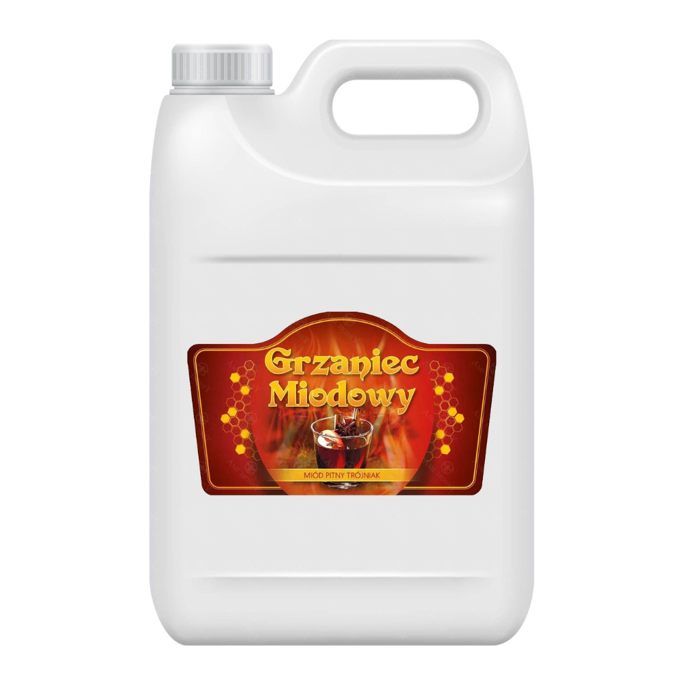 Miód Pitny Trójniak Grzaniec Miodowy 13% 5000 ml