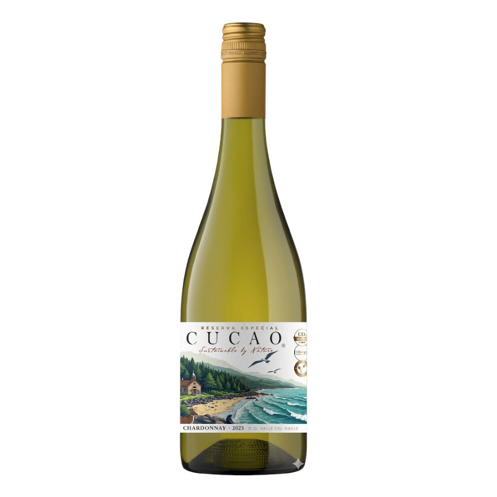 Wino Cucao Reserve Chardonnay 13,5% białe wytrawne 750 ml