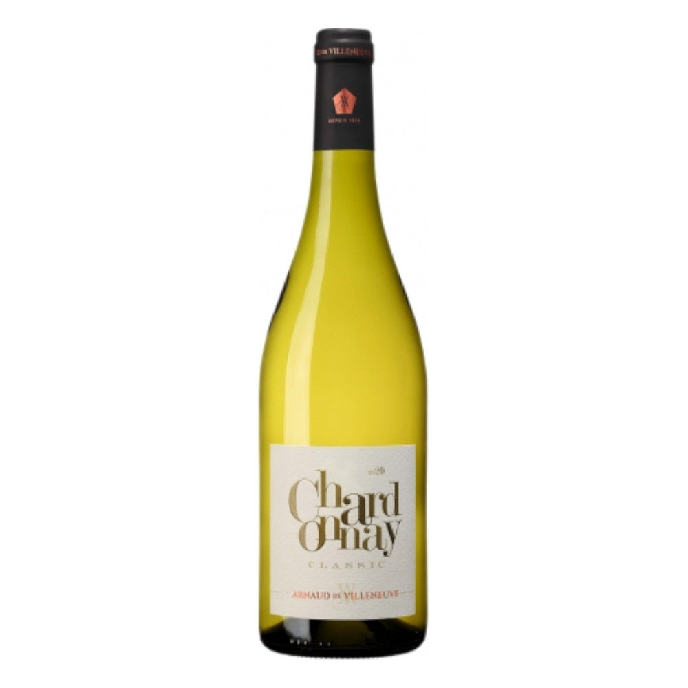 Wino Arnaud de Villeneuve Chardonnay 13% białe wytrawne 750 ml