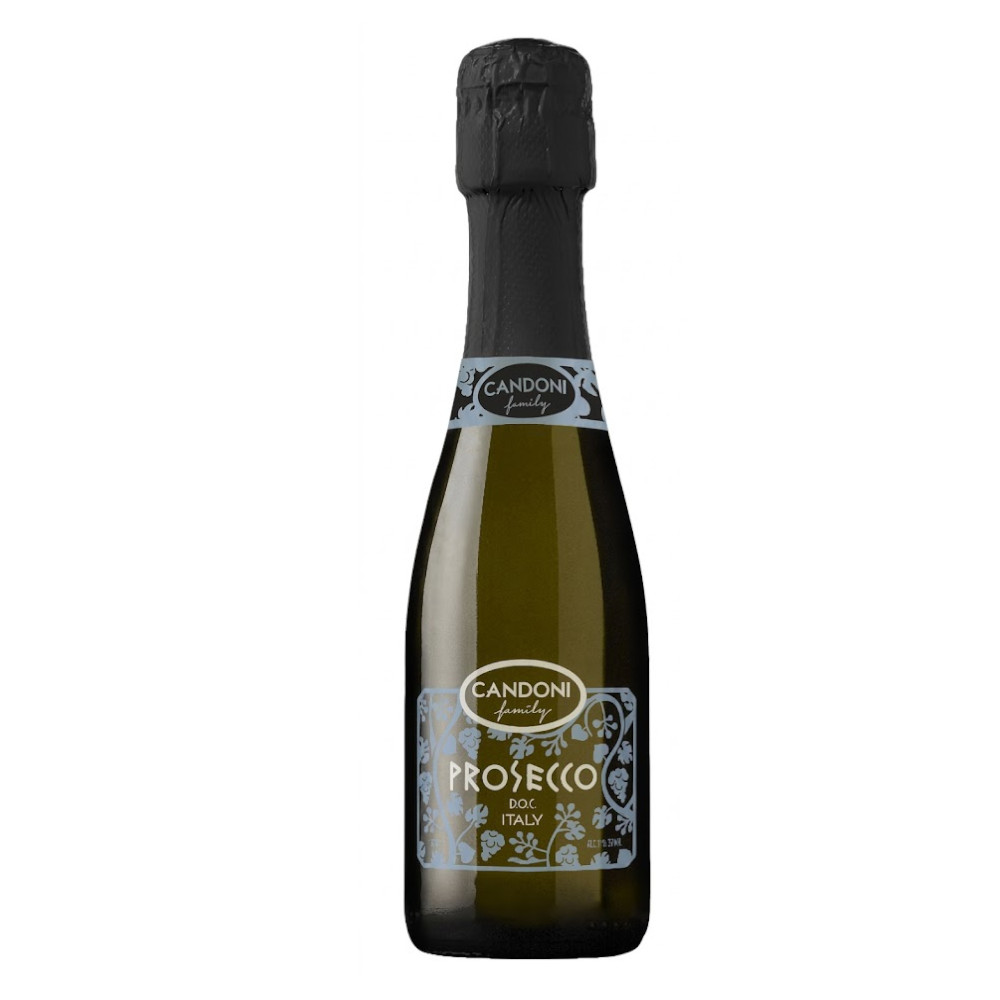 Wino Musujące Candoni Prosecco Extra Dry 11% białe półwytrawne 187 ml