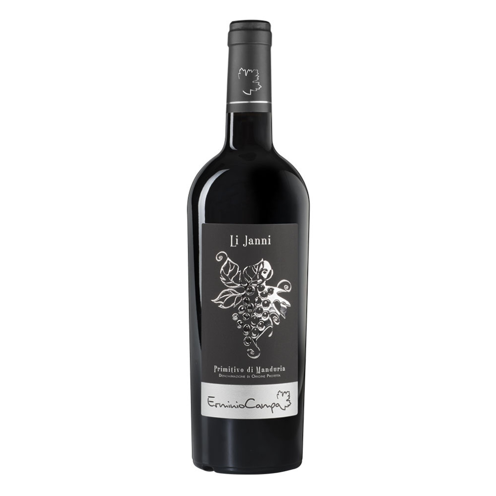 Wino Primitivo di Manduria Li Janni 15% czerwone półwytrawne 750 ml