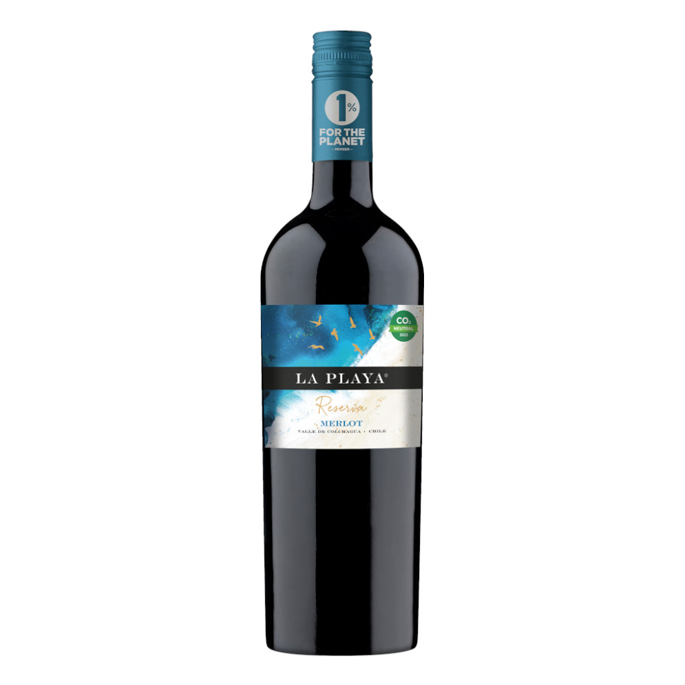 Wino La Playa Merlot 13,5% czerwone wytrawne 750 ml